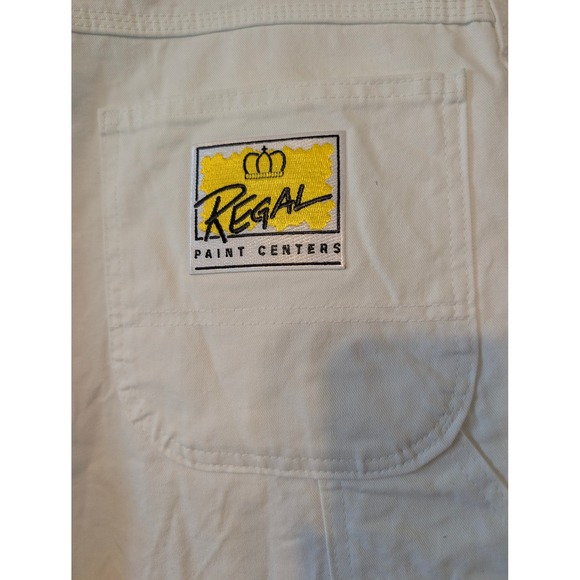 Dickies Regal Paint Centers White Carpenter Shorts Mens Workwear Size 40 - Picture 8 of 11